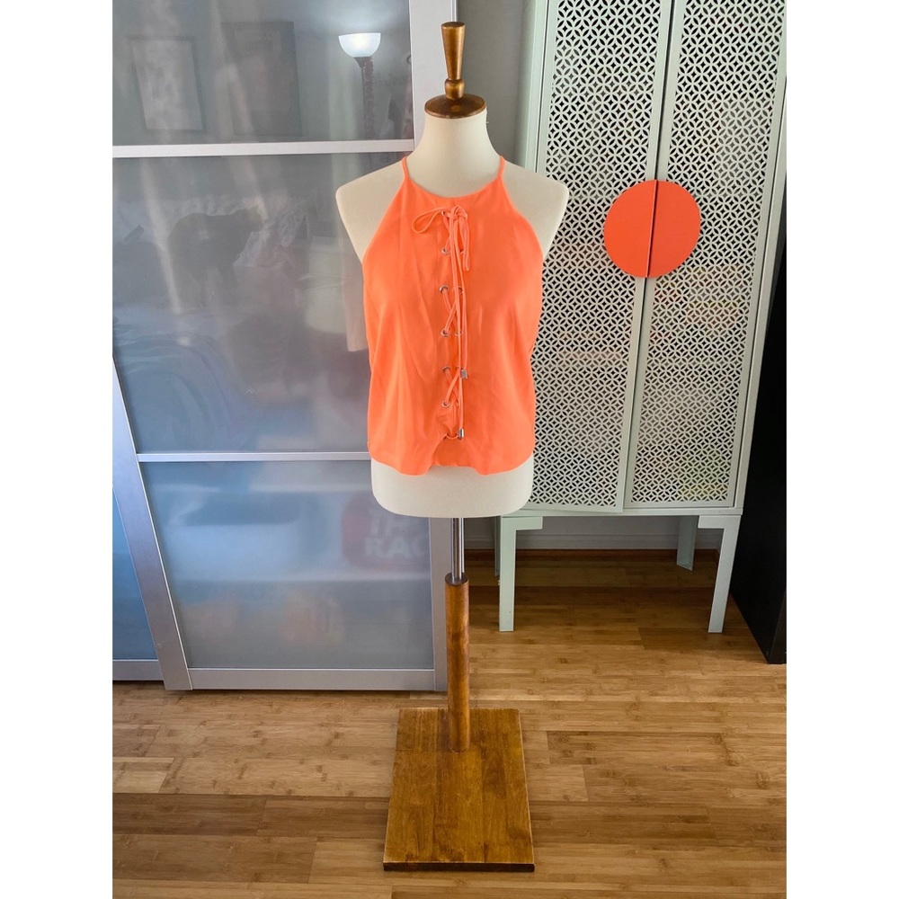 NWOT Parker Estella Grommeted Lace Up Sleeveless Top - Picture 1 of 7